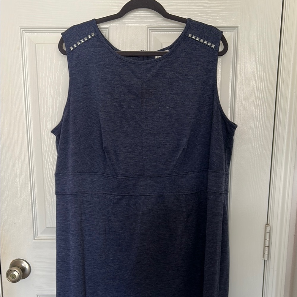 Soho Apparel Blue Navy Sleeveless Dress